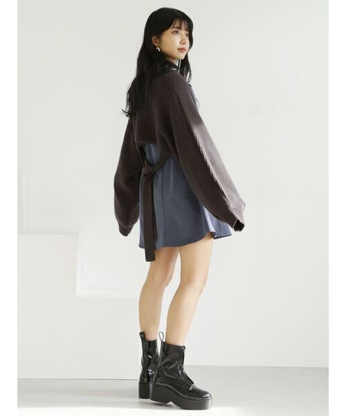 MURUA（ムルーア）の「ボレロステッチワンピース（ワンピース・レディース・グレー/ブラック/アイボリー・1/2）」の21枚目の写真