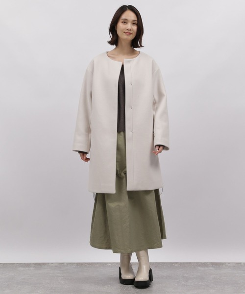 LAKOLE（ラコレ）の「ドロストギャザースカート / 989003（スカート・レディース・ライトオリーブ/ブラック・SMALL/MEDIUM）」の14枚目の写真