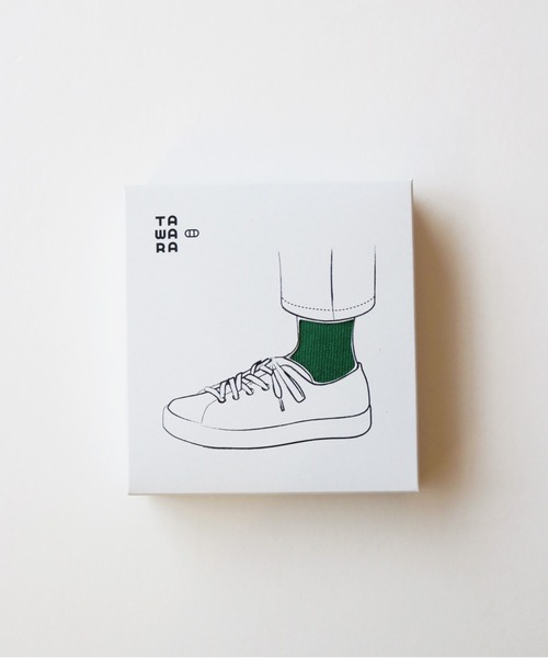 TAWARA(タワラ)の「箱入り伸び伸びソックス【1足】(ソックス/靴下・レディース・レッド/ピンク/ブラック/マスタード/グレー/ブルー/グリーン・F)」の19枚目の写真