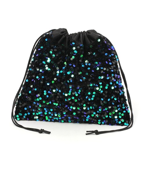 LAKOLE（ラコレ）の「アソートデザイン巾着ポーチ / 985829（ポーチ・レディース・ドット/ラメ/マルチ・FREE）」の2枚目の写真