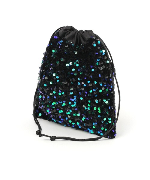 LAKOLE（ラコレ）の「アソートデザイン巾着ポーチ / 985829（ポーチ・レディース・ドット/ラメ/マルチ・FREE）」の4枚目の写真