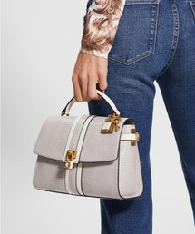 GINEVRA Top Handle Flap ショルダーバッグ レディース