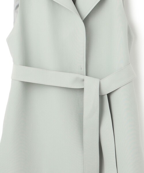 美品 23区 24SS ハイカウントライトクロス ジレ ベスト ロング 定番 美品 23区 24SS ハイカウントライトクロス ジレ ベスト ロング