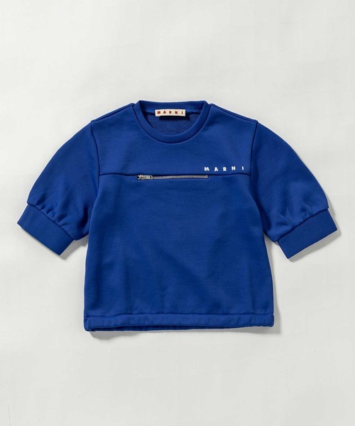 セール】MARNI（マルニ）Kids & Junior ブランドロゴ半袖Tシャツ 