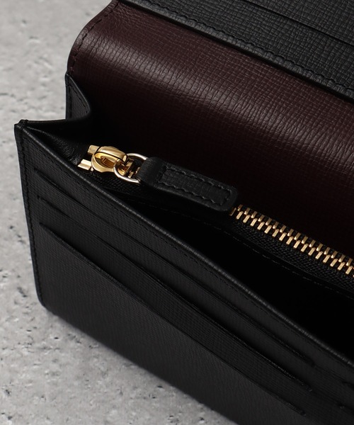 セール】【DUNHILL/ダンヒル】本革 メタルロゴ 長財布（財布