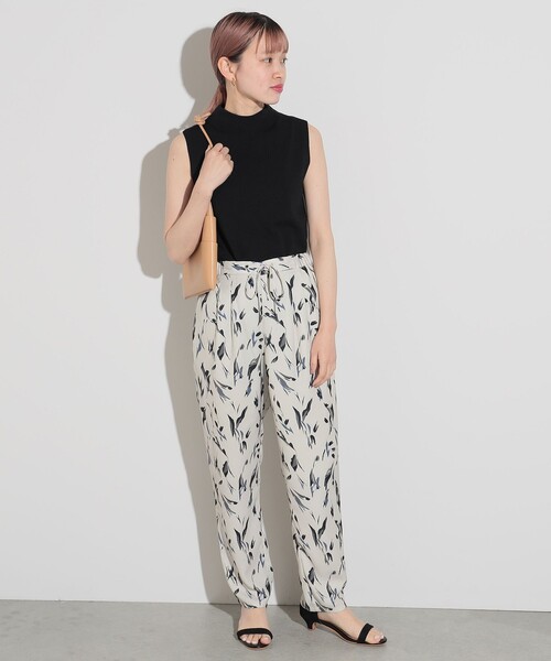 BEAMS HEART（ビームスハート）の「ペイントプリント テーパードパンツ（その他パンツ・レディース・グリーン/オフホワイト/ネイビー/ブラウン・FREE）」の8枚目の写真