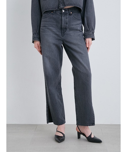 MIESROHE（ミースロエ）の「LEEコラボスリットデニムPT（デニム