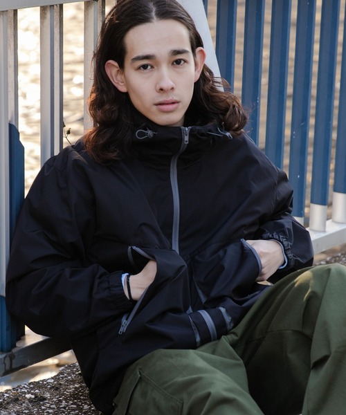 WEGO(ウィゴー)の「WEGO/3レイヤーフードブルゾン(ブルゾン・メンズ・ブラック・LARGE/MEDIUM)」の16枚目の写真