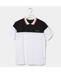 【VIVA HEART/GOLF】アイスタッチカノコカラーブロック半袖ポロ