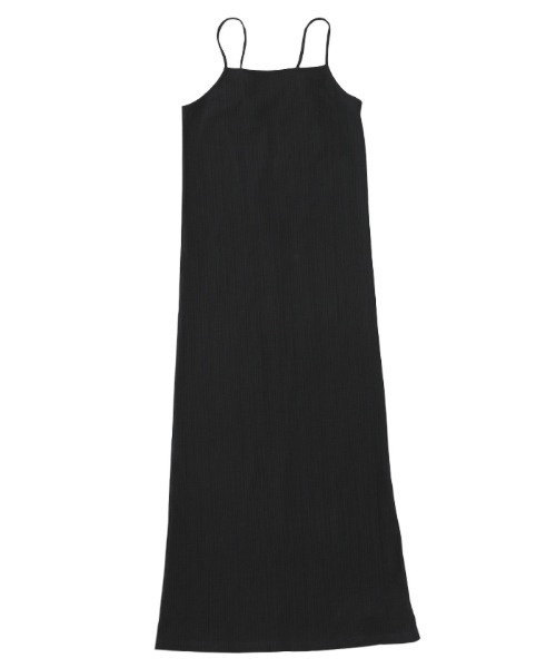 select MOCA(セレクトモカ)の「バックオープンランダムリブワンピース(ワンピース・レディース・グレー/ブラック・SMALL/LARGE/MEDIUM)」の19枚目の写真