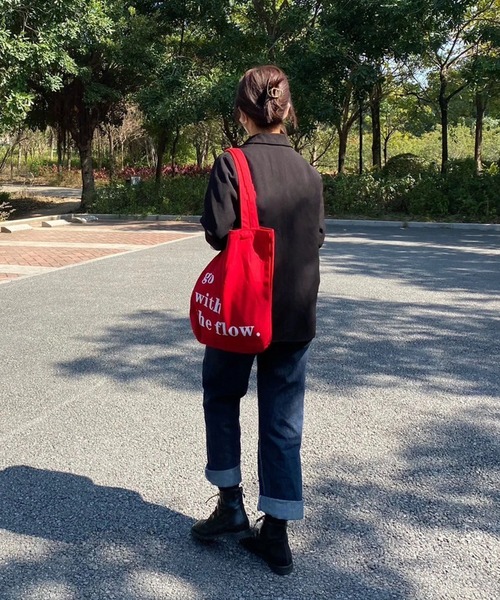 Port(ポート)の「【 Port / ポート 】 アソート レタリング カラー トートバッグ #(トートバッグ・レディース・レッド/ブルー/イエロー/オレンジ/ホワイト/ピンク/ブラウン・FREE)」の9枚目の写真