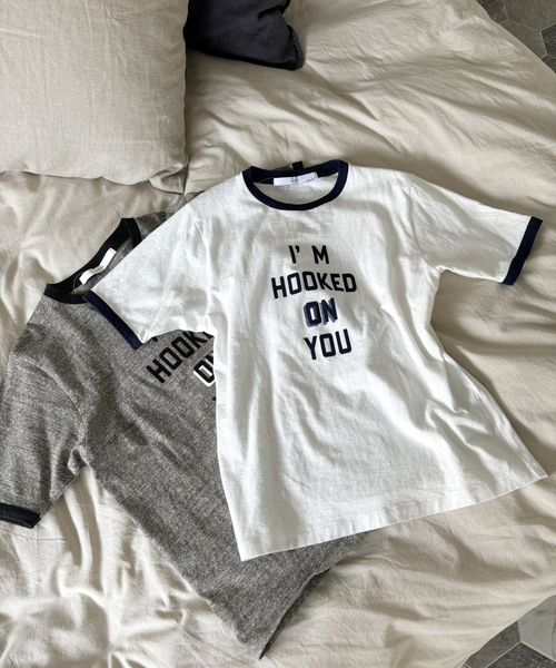 FRAMeWORK(フレームワーク)の「ラフィー天竺リンガーT(Tシャツ/カットソー・レディース・グレー/ホワイト系その他・FREE)」の12枚目の写真