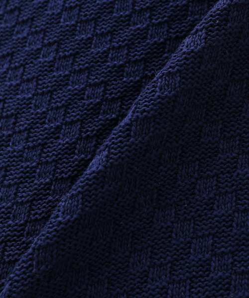 EDIFICE（エディフィス）の「シルキー コットン トリコカーディガン（カーディガン/ボレロ・メンズ・レッド/ネイビー/ホワイト・LARGE/MEDIUM）」の17枚目の写真