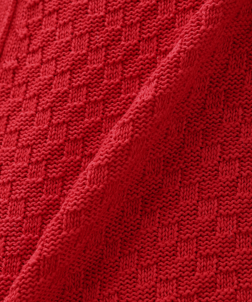 EDIFICE（エディフィス）の「シルキー コットン トリコカーディガン（カーディガン/ボレロ・メンズ・レッド/ネイビー/ホワイト・LARGE/MEDIUM）」の18枚目の写真