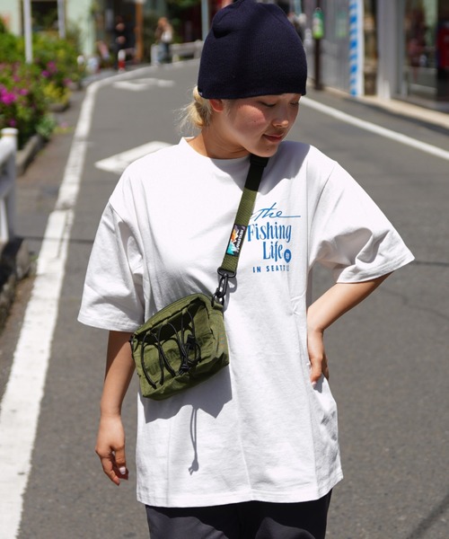SEA CTHARSIS Tシャツ ステッチデザインポケットTシャツ｜MEN｜251HSB80-382E｜AZUL BY