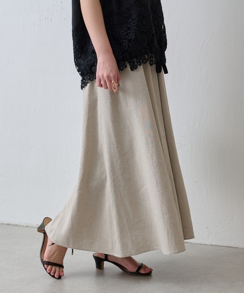 BEARDSLEY（ビアズリー）の「リネンフレアースカート（スカート