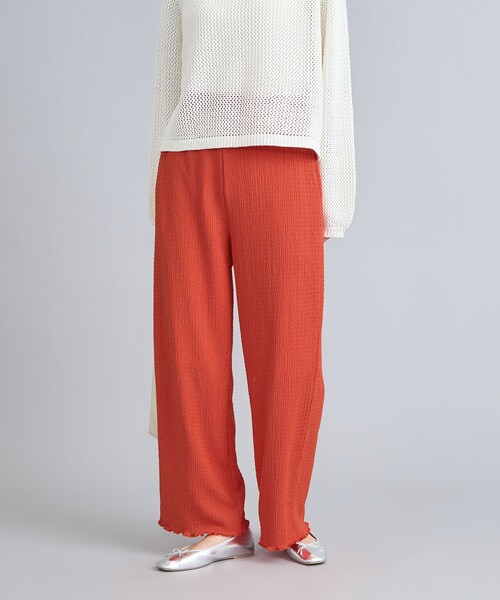 coen(コーエン)の「ポコポコイージーワイドパンツ(その他パンツ・レディース・ブラック/ナチュラル/オレンジ/ケリーグリーン・M/L)」の4枚目の写真