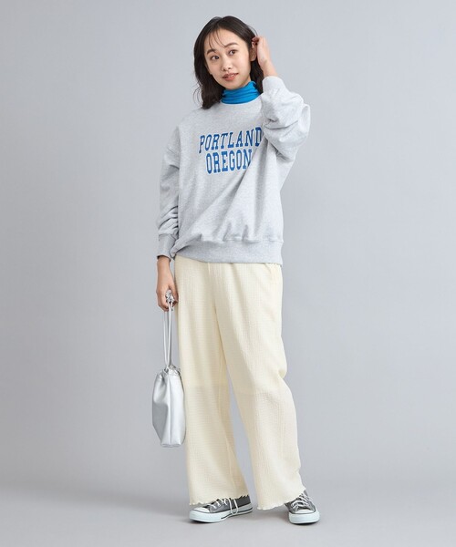 coen(コーエン)の「ポコポコイージーワイドパンツ(その他パンツ・レディース・ブラック/ナチュラル/オレンジ/ケリーグリーン・M/L)」の11枚目の写真