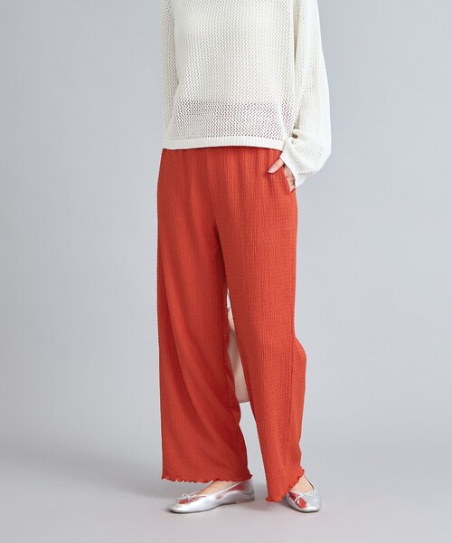 coen(コーエン)の「ポコポコイージーワイドパンツ(その他パンツ・レディース・ブラック/ナチュラル/オレンジ/ケリーグリーン・M/L)」の13枚目の写真