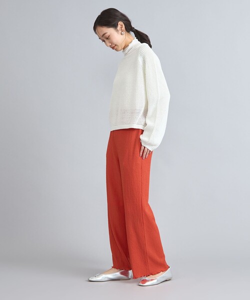 coen(コーエン)の「ポコポコイージーワイドパンツ(その他パンツ・レディース・ブラック/ナチュラル/オレンジ/ケリーグリーン・M/L)」の17枚目の写真