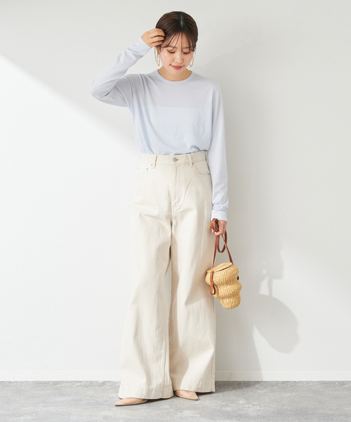 plage（プラージュ）の「Crew Neck Fine ニット（ニット/セーター