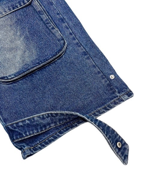 XU(エックスユー)の「ストリートファッション XU エックスユー pocket denim wide pants オーバーサイズ デニム ジーンズ ジーパン ワイドパンツ カーゴパンツ カーゴデニム 韓国ファッション 韓国ストリート(デニムパンツ・メンズ・ブラック/ブルー・ONE SIZE)」の10枚目の写真
