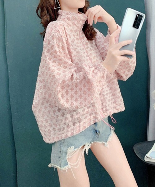 Miniministore(ミニミニストア)の「サマーカーディガン レディースアウター夏(カーディガン/ボレロ・レディース・ピンク/ホワイト/グレー・FREE)」の10枚目の写真