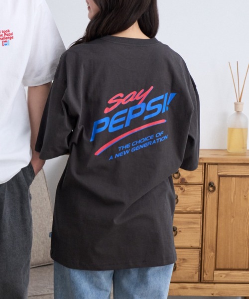 Ada.（エイダ）の「【DISCUS×PEPSI】バックプリント ルーズ 半袖T（Tシャツ/カットソー・メンズ・ブラック/ホワイト系/レッド系その他/ブルー系その他・M）」の3枚目の写真