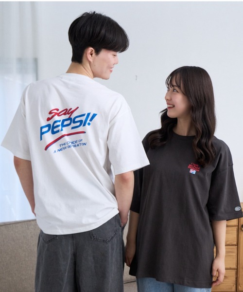 Ada.（エイダ）の「【DISCUS×PEPSI】バックプリント ルーズ 半袖T（Tシャツ/カットソー・メンズ・ブラック/ホワイト系/レッド系その他/ブルー系その他・M）」の11枚目の写真