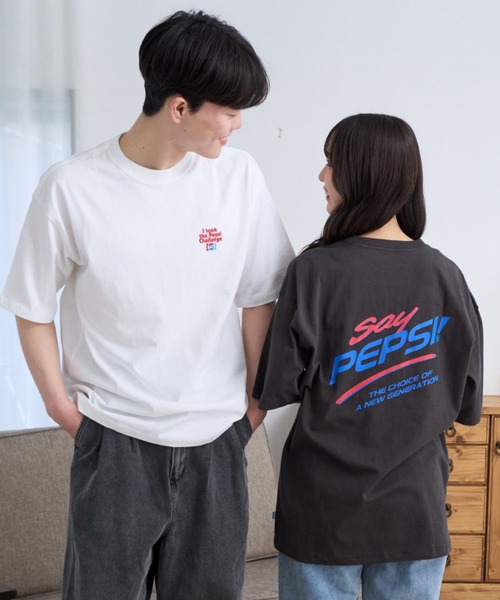 Ada.（エイダ）の「【DISCUS×PEPSI】バックプリント ルーズ 半袖T（Tシャツ/カットソー・メンズ・ブラック/ホワイト系/レッド系その他/ブルー系その他・M）」の10枚目の写真