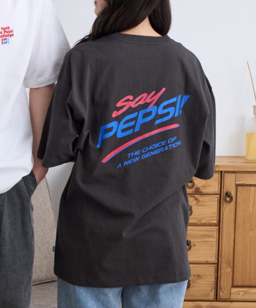 Ada.（エイダ）の「【DISCUS×PEPSI】バックプリント ルーズ 半袖T（Tシャツ/カットソー・メンズ・ブラック/ホワイト系/レッド系その他/ブルー系その他・M）」の9枚目の写真