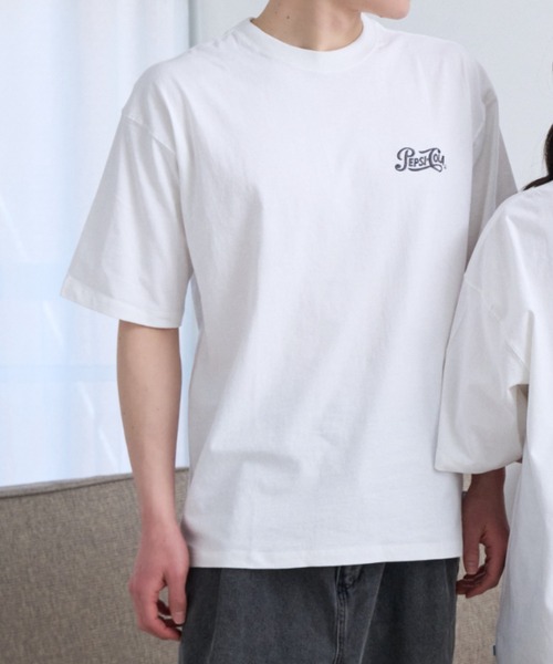 Ada.（エイダ）の「【DISCUS×PEPSI】バックプリント ルーズ 半袖T（Tシャツ/カットソー・メンズ・ブラック/ホワイト系/レッド系その他/ブルー系その他・M）」の12枚目の写真