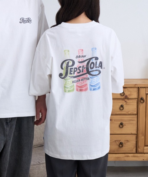 Ada.（エイダ）の「【DISCUS×PEPSI】バックプリント ルーズ 半袖T（Tシャツ/カットソー・メンズ・ブラック/ホワイト系/レッド系その他/ブルー系その他・M）」の14枚目の写真