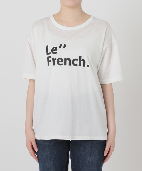 La TOTALITE(ラトータリテ)の「Le French ロゴTシャツ(Tシャツ/カットソー・レディース・ホワイト/ネイビー/ピンク系その他・FREE)」の16枚目の写真
