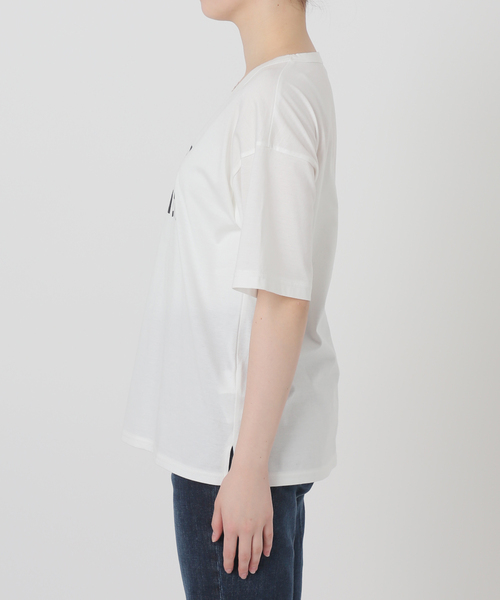 La TOTALITE(ラトータリテ)の「Le French ロゴTシャツ(Tシャツ/カットソー・レディース・ホワイト/ネイビー/ピンク系その他・FREE)」の17枚目の写真