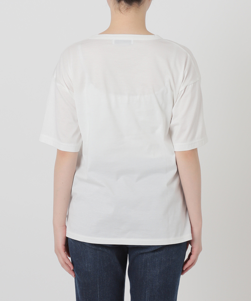 La TOTALITE(ラトータリテ)の「Le French ロゴTシャツ(Tシャツ/カットソー・レディース・ホワイト/ネイビー/ピンク系その他・FREE)」の18枚目の写真