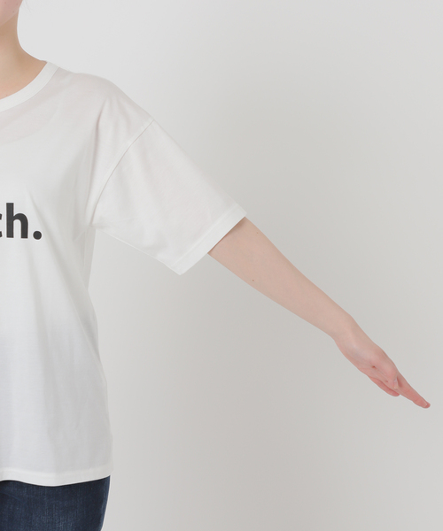 La TOTALITE(ラトータリテ)の「Le French ロゴTシャツ(Tシャツ/カットソー・レディース・ホワイト/ネイビー/ピンク系その他・FREE)」の21枚目の写真