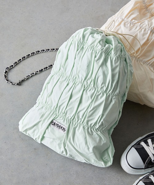 OUTDOOR PRODUCTS(アウトドアプロダクツ)の「【OUTDOOR PRODUCTS】キルティングバッグ(ショルダーバッグ・レディース・ブラック/ミント/アイボリー・FREE)」の3枚目の写真