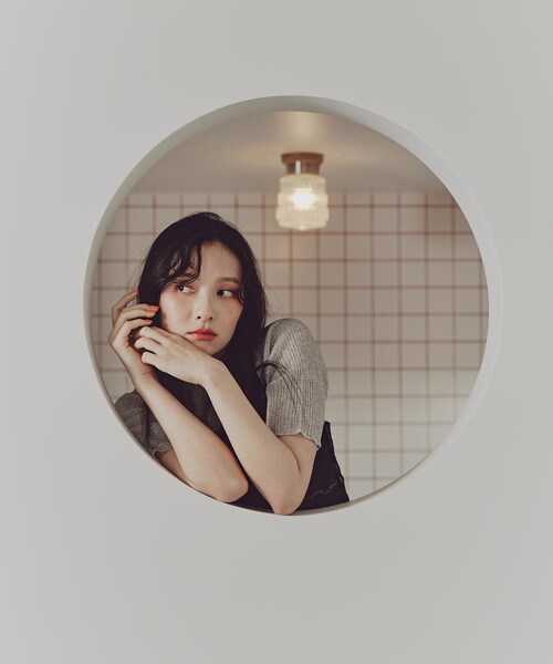 PROPORTION BODY DRESSING（プロポーションボディドレッシング）の「シアーショートニット / 1214170404（ニット/セーター・レディース・グレー/ブラック/ベージュ・FREE）」の13枚目の写真