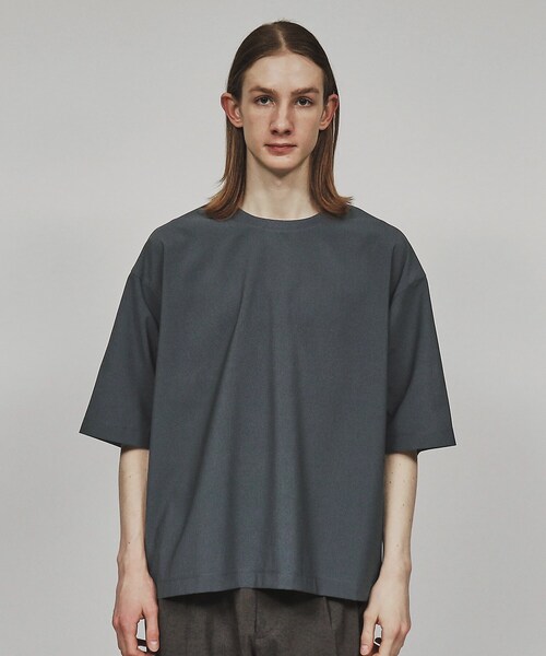 tk.TAKEO KIKUCHI(ティーケータケオキクチ)の「◆【吸水速乾】ポリトロプルオーバー(Tシャツ/カットソー・メンズ・ライトグレー/ブラック/ブルー/グレー・02/03)」の14枚目の写真