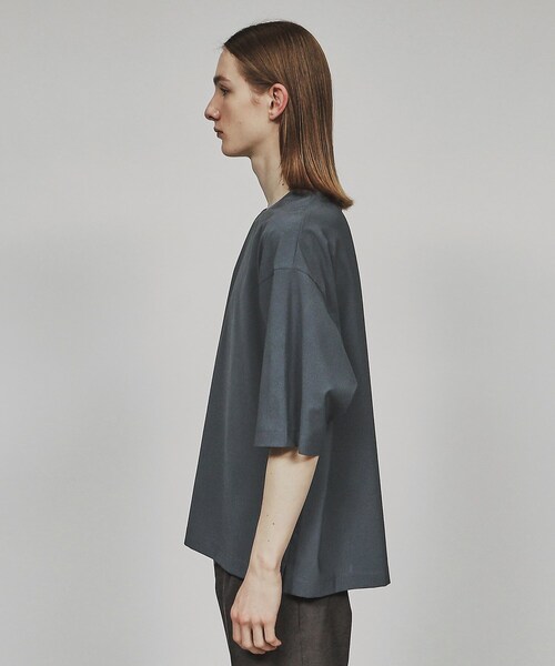 tk.TAKEO KIKUCHI(ティーケータケオキクチ)の「◆【吸水速乾】ポリトロプルオーバー(Tシャツ/カットソー・メンズ・ライトグレー/ブラック/ブルー/グレー・02/03)」の15枚目の写真