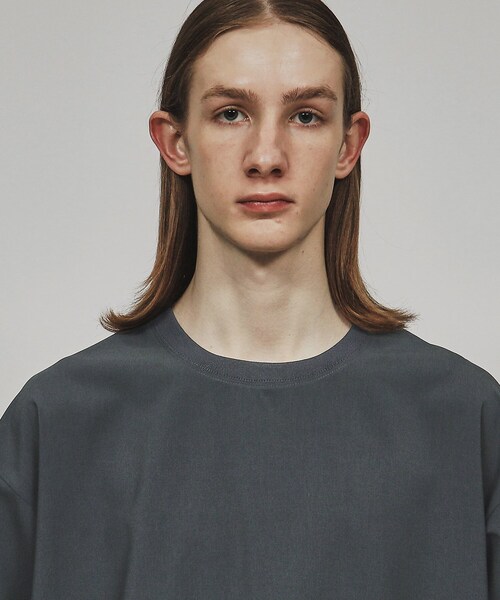 tk.TAKEO KIKUCHI(ティーケータケオキクチ)の「◆【吸水速乾】ポリトロプルオーバー(Tシャツ/カットソー・メンズ・ライトグレー/ブラック/ブルー/グレー・02/03)」の6枚目の写真