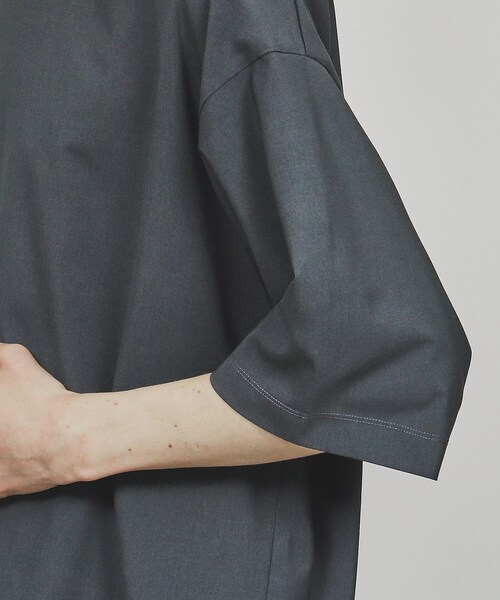 tk.TAKEO KIKUCHI(ティーケータケオキクチ)の「◆【吸水速乾】ポリトロプルオーバー(Tシャツ/カットソー・メンズ・ライトグレー/ブラック/ブルー/グレー・02/03)」の7枚目の写真