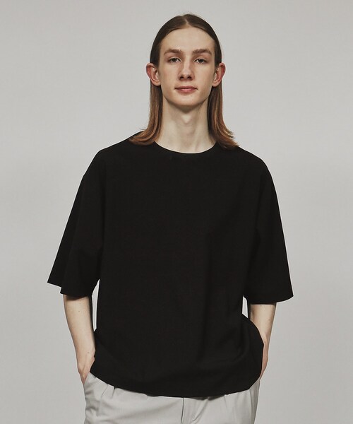 tk.TAKEO KIKUCHI(ティーケータケオキクチ)の「◆【吸水速乾】ポリトロプルオーバー(Tシャツ/カットソー・メンズ・ライトグレー/ブラック/ブルー/グレー・02/03)」の16枚目の写真