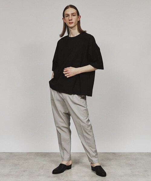 tk.TAKEO KIKUCHI(ティーケータケオキクチ)の「◆【吸水速乾】ポリトロプルオーバー(Tシャツ/カットソー・メンズ・ライトグレー/ブラック/ブルー/グレー・02/03)」の18枚目の写真