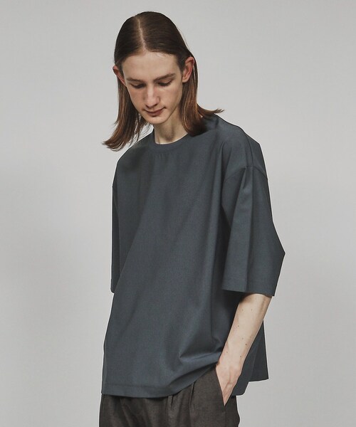 tk.TAKEO KIKUCHI(ティーケータケオキクチ)の「◆【吸水速乾】ポリトロプルオーバー(Tシャツ/カットソー・メンズ・ライトグレー/ブラック/ブルー/グレー・02/03)」の21枚目の写真