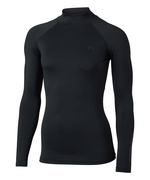 UNDER ARMOUR(アンダーアーマー)の「UAヒートギア コンプレッション ロングスリーブ モックネック シャツ(ゴルフ/レディース)(Tシャツ/カットソー・レディース・ブラック・M/L/S/XL)」の5枚目の写真