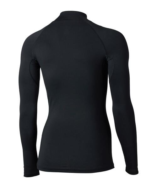 UNDER ARMOUR(アンダーアーマー)の「UAヒートギア コンプレッション ロングスリーブ モックネック シャツ(ゴルフ/レディース)(Tシャツ/カットソー・レディース・ブラック・M/L/S/XL)」の4枚目の写真