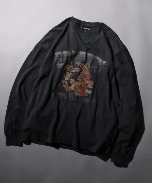 セール】Ed Hardy/エド・ハーディー オーバーサイズ ピグメント加工