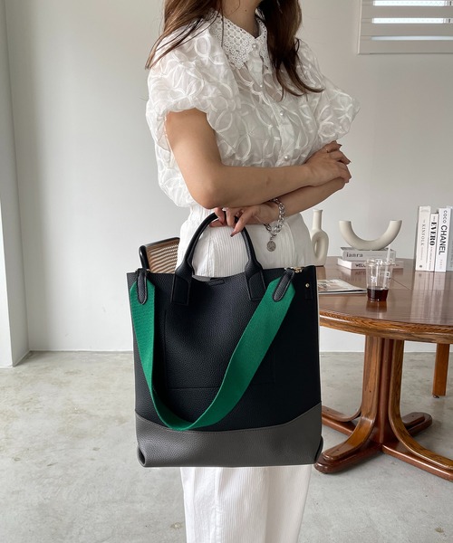 ハンドバッグ ATCLIP UNBALANCE HOBO BAG_2colors ATCLIP] UNBALANCE HOBO BAG ☆送料込☆